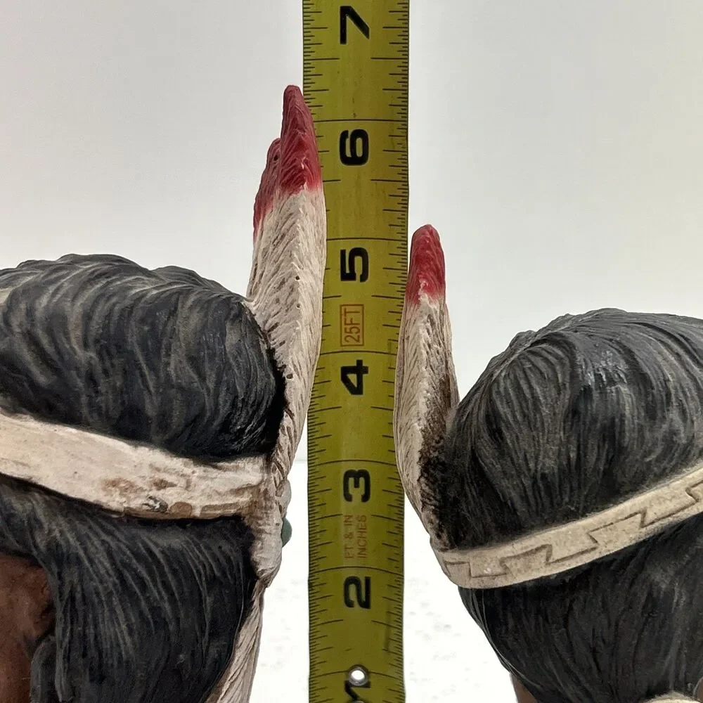 Lot of 2 - Universal‎ Statuary 1993 Native American Statues 1523/1525